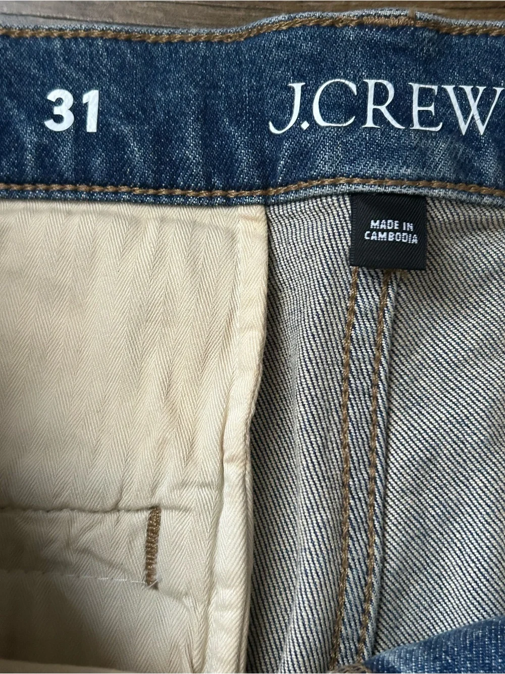 J Crew 96 Slim Wide Womens 31 Style CM375 NWT